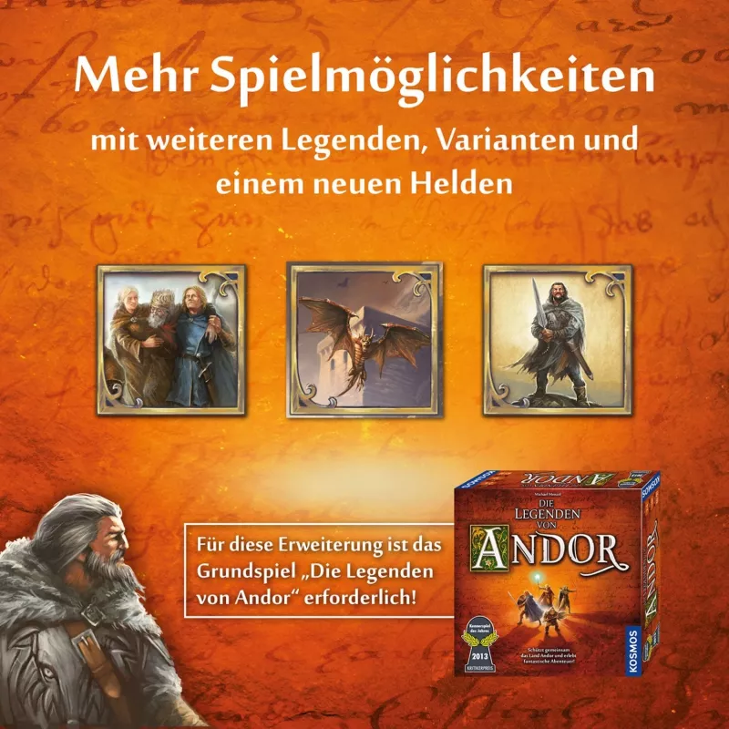 Die Legenden of Andor - Die Bonus-Box, galda spēles paplašinājums