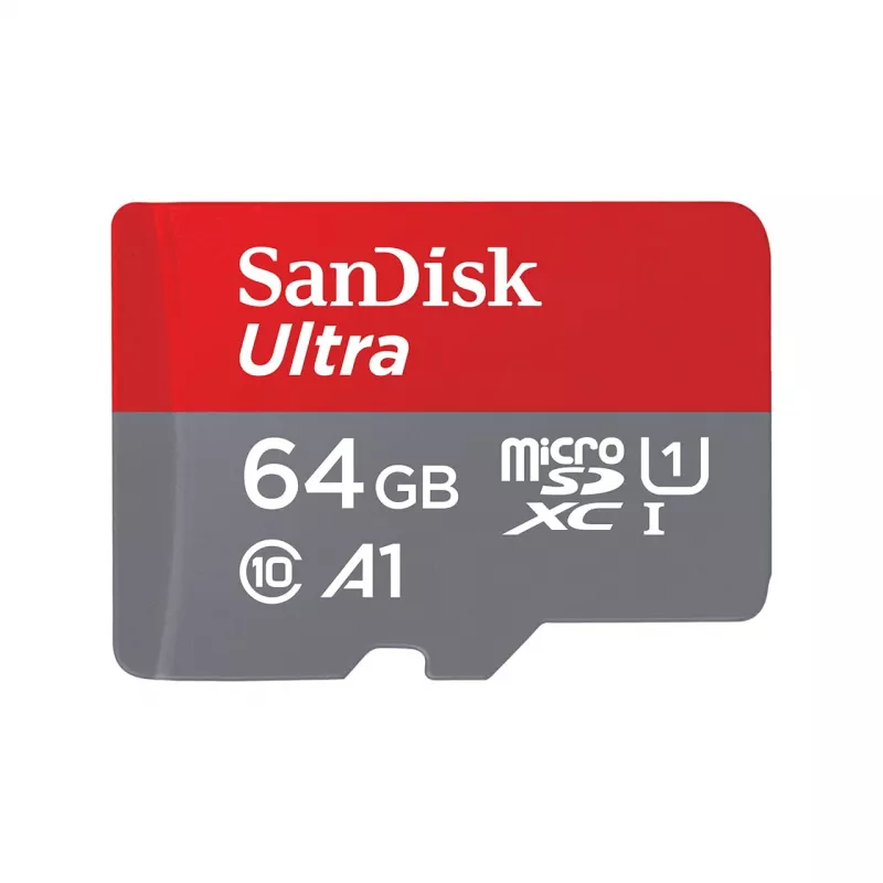 Flash atmiņa SanDisk 64 GB MicroSDHC UHS-I SDSQUNR-064G-GN6TA