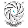 Gaisa dzesētājs DeepCool AK620 Digital SE balta — divi 120 mm ventilatori, 6 siltuma caurules, PWM, LGA 1700 atbalsts, iebūvēts displejs