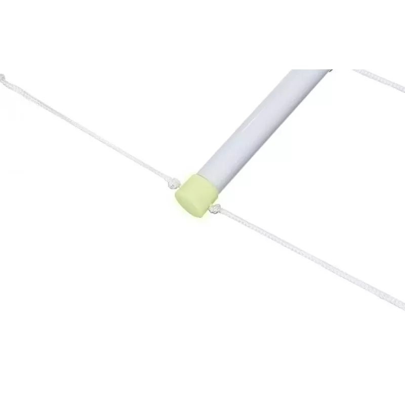 Rehabilitācijas gultas trepes Qmed DRQM3G0AAXXXP, 4 pakāpieni, polietilēns, maksimālā slodze 90 kg, fluorescējoša, pakāpiena platums 25 cm