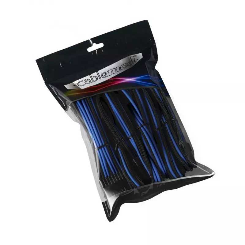 Iekšējais strāvas kabelis CableMod CM-PCAB-BKIT-NKKB-3PK-R Melns Zils 250mm