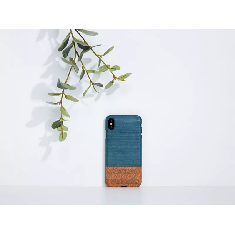 man and wood viedtālruņa maciņš iPhone XS Max — džinsa melns