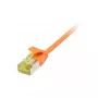 komutācijas kabelis RJ45, CAT6A 500Mhz, 0,15m, oranža, U/FTP, plānsline Round d=3,8mm, TPE/LSZH(Superflex), AWG32, with Cat.7 instaliacinis kabelis, Synergy 21 (S217360V3)