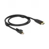 Video kabeļa adapteris DeLOCK 83730 Mini DisplayPort uz HDMI 2m Melns
