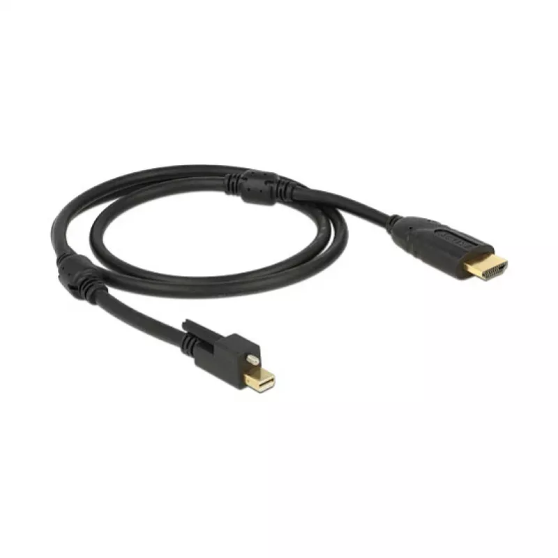 Video kabeļa adapteris DeLOCK 83730 Mini DisplayPort uz HDMI 2m Melns