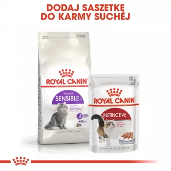 Sausā kaķu barība Royal Canin Sensible 33 Adult, 10 kg — vista, 33% olbaltumvielas, urīnceļu kontrole