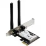 Inter-Tech DMG-32 - Iebūvēts - Bezvadu - PCI Express - Wi-Fi - 650 Mbit/s - Melns - Sudraba (88888148)