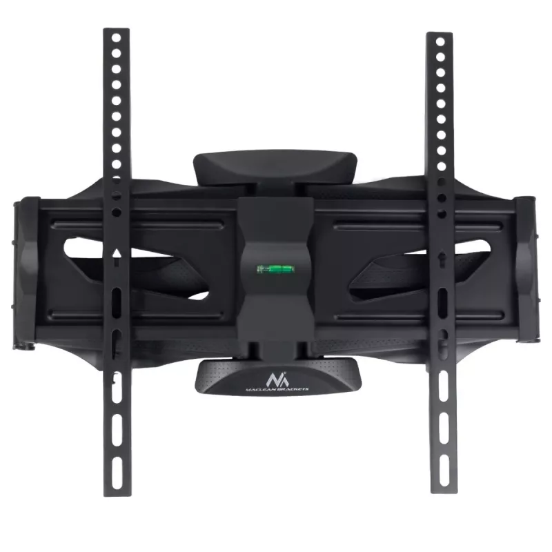 Sienas TV stiprinājums MACLEAN MC-781 ekrāniem no 66 līdz 177,8 cm (26–70 collas), slīpums -12–2°, VESA 100x100–400x400, maks. slodze 45 kg, melns