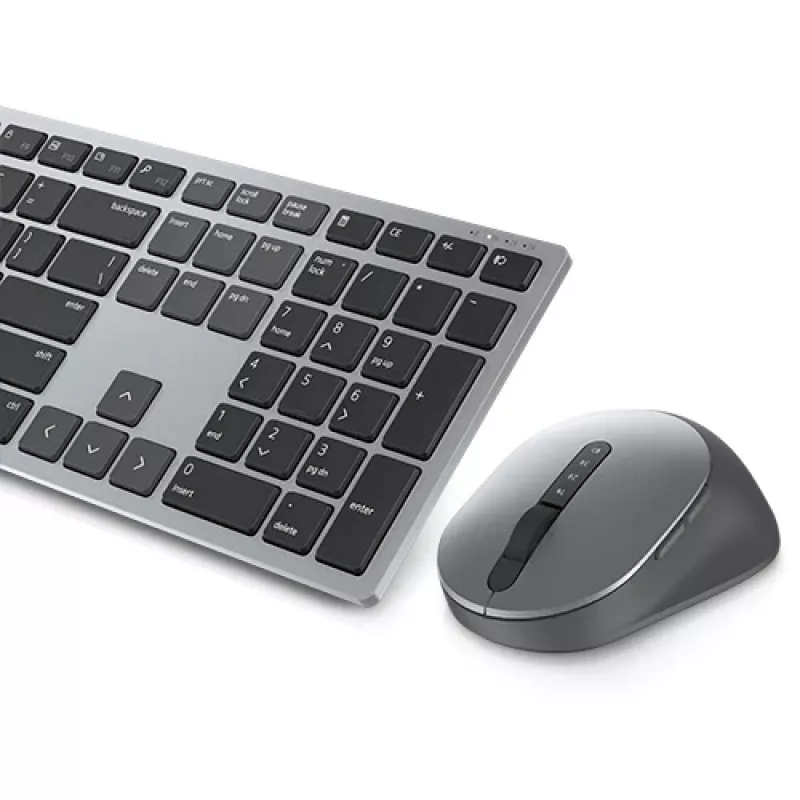 Bezvadu tastatūras un peles komplekts Dell KM7321W Titan pelēka ar iekļautām baterijām