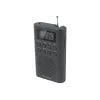 Portatīvais radio Muse M-03 R ar FM PLL noskaņošanu, LCD displeju, ārējo antenu, melns