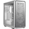 PC Midi Tower Cooler Master MasterFrame 600 Mesh Silver — atbalsta ATX/EATX, priekšā 2×200mm, 2.5 collu/3.5 collu diski