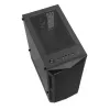 PC Case IBOX LUPUS 27 Midi Tower ATX, rūdīts stikls, RGB, 455×200×380 mm, atbalsta ATX, GPU līdz 32 cm