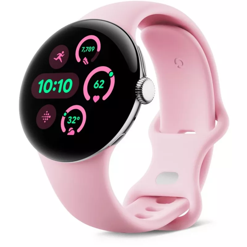 Google Pixel Watch 3 - 41 mm - pulēts alumīnija sudrabs
