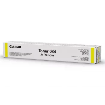 Canon 034 tonera kārtridžs 1 gab. Oriģināls dzeltens