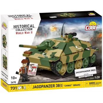 Cobi Blocks Jagdpanzer 38t Brave konstrukciju komplekts, 731 detaļas