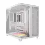 PC korpuss Corsair AIR 5400 LX-R RGB iCUE LINK Midi Tower Balts — ATX/EATX/Micro-ATX/Mini-ITX, rūdīts stikls, 1×3.5 collu + 2×2.5 collu nodalījumi, 120 mm ventilatoru atbalsts