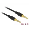 Audio kabelis 3,5 mm DeLOCK 85549 2 m melns