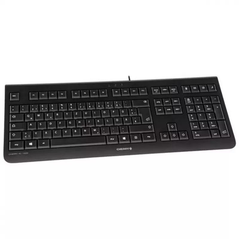 CHERRY KC 1000 tastatūra birojam USB QWERTY spāņu melna