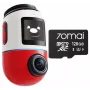 Braukšanas videoreģistrators 70mai Omni X800 4K ar 128 GB 70mai SD karti, sarkans