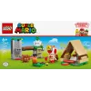 Konstrukciju rotaļlieta LEGO Captain Toad's Camp komplekts 72040 ar interaktīvām Super Mario funkcijām