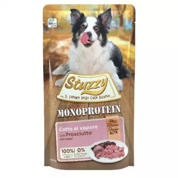 STUZZY Monoproteīna šķiņķis - mitrā suņu barība - 150 g