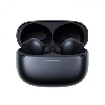 Austiņas Xiaomi Buds 6 Pro — binaurālas bezvadu austiņas, Bluetooth 5.3, ANC, IP54, 36 h ar maciņu, bezvadu uzlāde, USB-C, Space Black