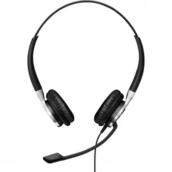 EPOS IMPACT SC 660 USB ML Austiņas Vadu Galvas saite Zvanīšana/Mūzika USB Type-A Melns, Sudrabs
