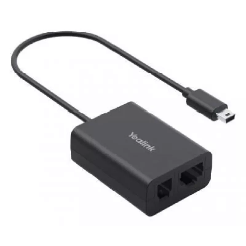EHS adapteris Yealink EHS62 — austiņu/headset piederums, melns