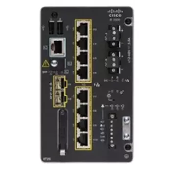 Cisco Slēdzis Catalyst IE3300 ar 8 GE Vara + 2 GE SFP moduli