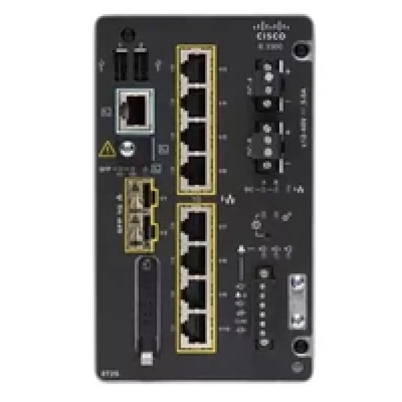 Cisco Slēdzis Catalyst IE3300 ar 8 GE Vara + 2 GE SFP moduli