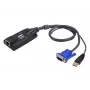 ATEN USB - VGA uz Cat5e/6 KVM adaptera kabelis (CPU modulis), ar virtuālo datu nesēju atbalstu
