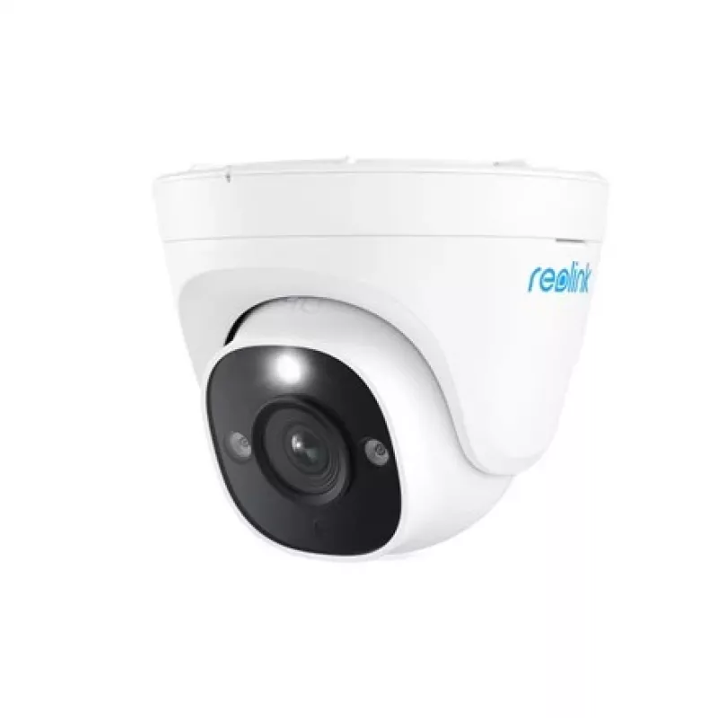 IP drošības kamera Reolink P344 Dome — 12 MP (4512×2512), 4 mm objektīvs, PoE/DC, IP67, 30 m IR, balts tornītis, 100°×50° skata leņķi
