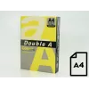 Krāsainais papīrs Double A, 80g, A4, 500 loksnes, Citrondzeltens