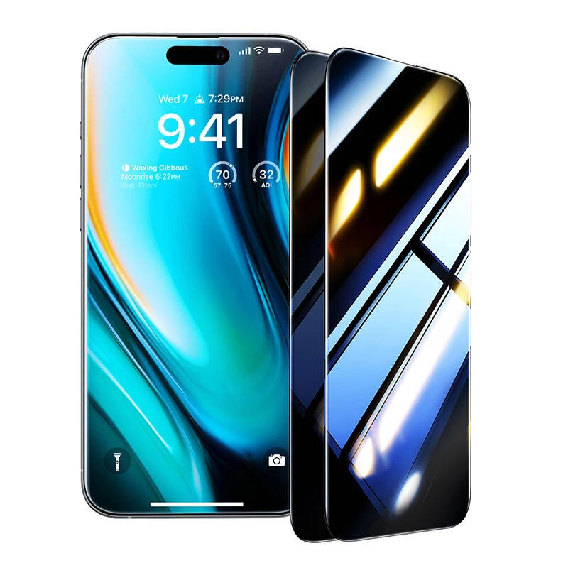 Privātuma stikla ekrāna aizsargs Torras Install Master iPhone 16 Plus (modelis X00FX1563)