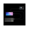USB kabelis zaļa Cell KABGC22 USB 2.0 1,2 m USB A USB C melns