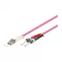 komutācijas kabelis LWL Duplex OM4 (Multimode, 50/125) LC/ST, 5m, Good Connections® (LW-805LT4)