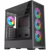 PC case Silentware Core 100 A-RGB Melns — model CORE100Melns, A-RGB lighting, mid-tower form factor
