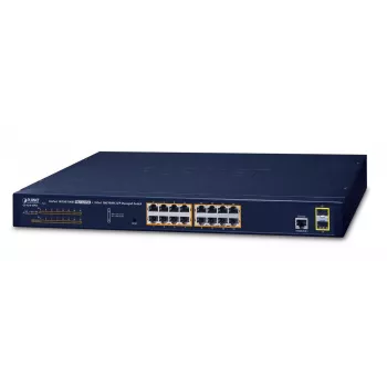 Pārvaldāms slēdzis PLANET GS-4210-16P2S