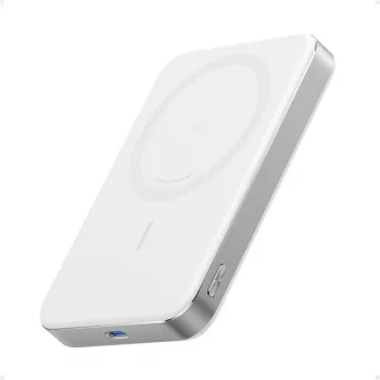 Anker MagGo Power Bank 10K Magnetic Wireless White, Balts