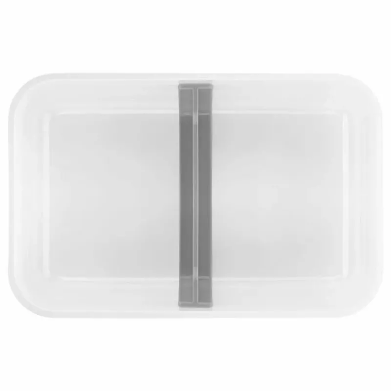 Pusdienu kaste ZWILLING FRESH & SAVE 1 L, plastmasa ar silikona blīvi, pelēka/balta