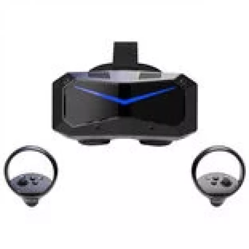 Pimax Crystal Super VR-Headset, 57 PPD + DMAS-Headphones Bundle - melns