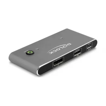 KVM slēdzis DeLOCK 11487 USB 8K Ultra HD 144 Hz
