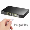 Cudy FS1018PS1 tīkla slēdzis ar 18 Fast Ethernet portiem un PoE