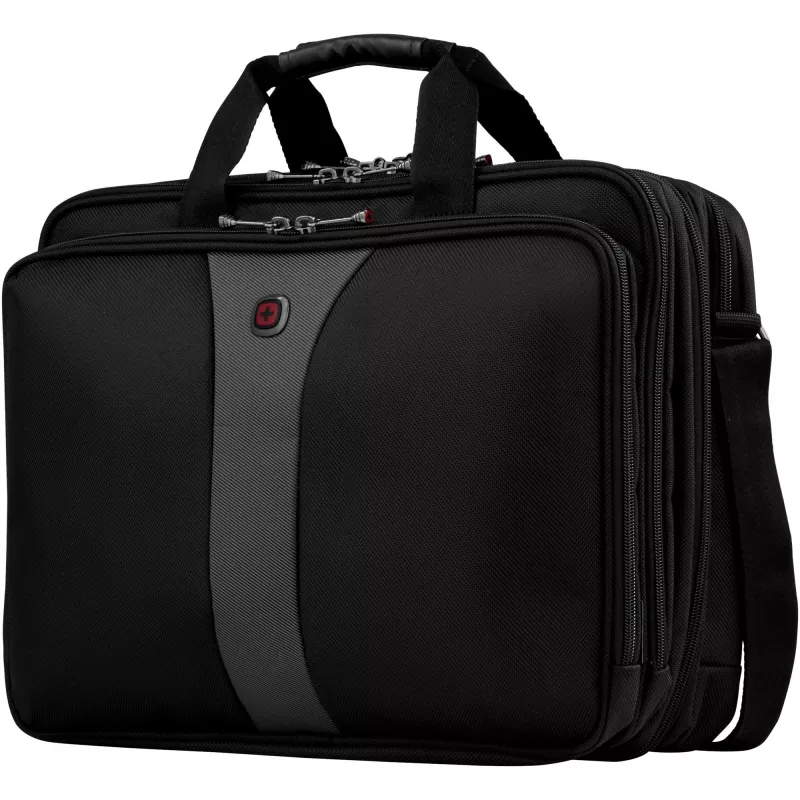 Wenger/SwissGear Legacy 17 portatīvā datora soma 43,2 cm (17) portfelis Melns, Pelēks