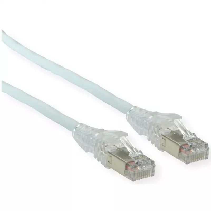 Datwyler - komutācijas kabelis - RJ-45 (V) uz RJ-45 (V) - 2 m - SFTP, PiMF - CAT 6 - bezhalogēna - pelēks (21.05.0520)