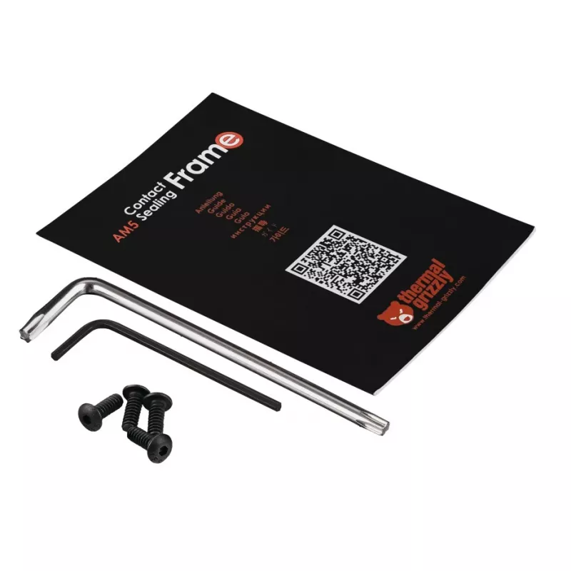 Rāmja jaunināšanas komplekts Thermal Grizzly TG-CSF-AM5 Aluminium Melns