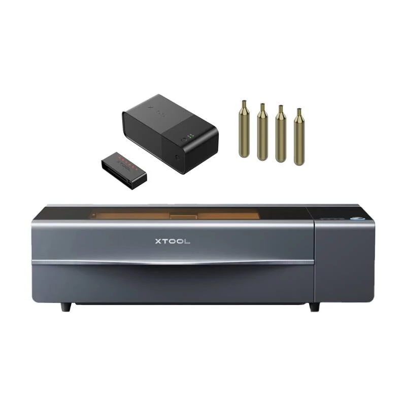 2-in-1 xTool P2S lāzergravēšanas iekārta (pelēka)