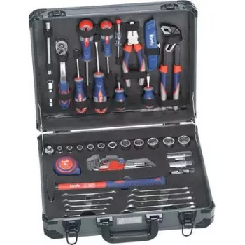 Instrumentu kaste KWB 370740 ar 51 gab. — pārnēsājams organizators rokas instrumentiem un piederumiem