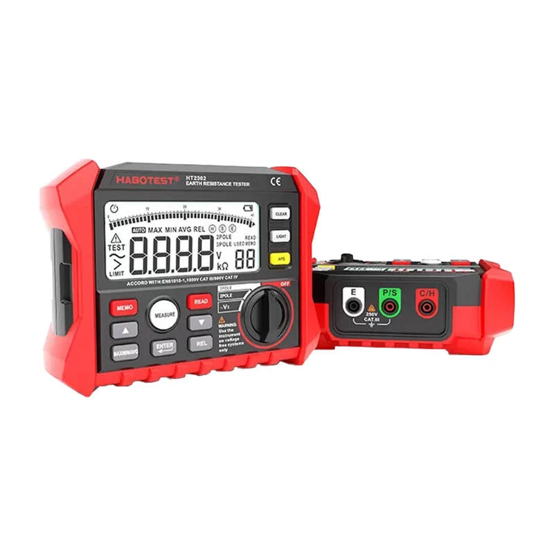 Habotest HT2302 Digitālais zemējuma pretestības mērītājs