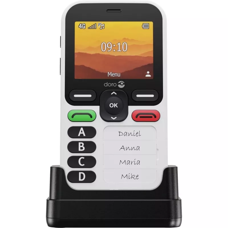 Viedtālrunis Doro Leva X10 2,4 collas 1150 mAh grafīts